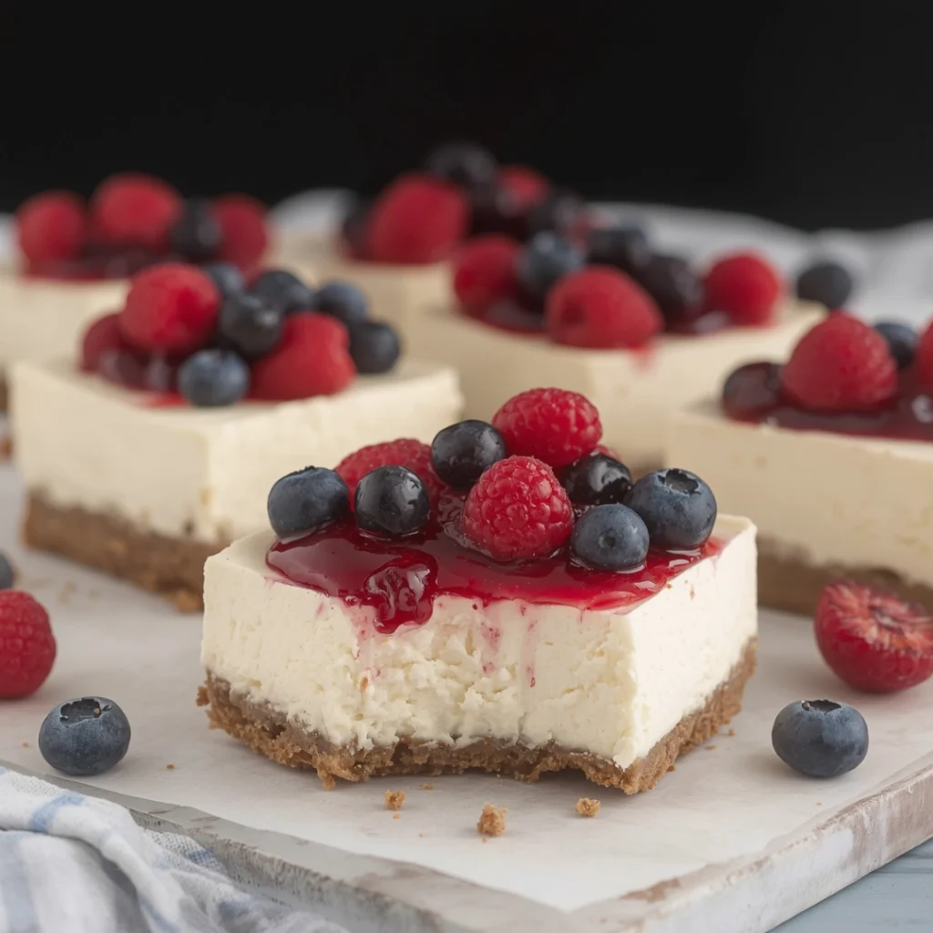 3. Patriotic Cheesecake Bars 1