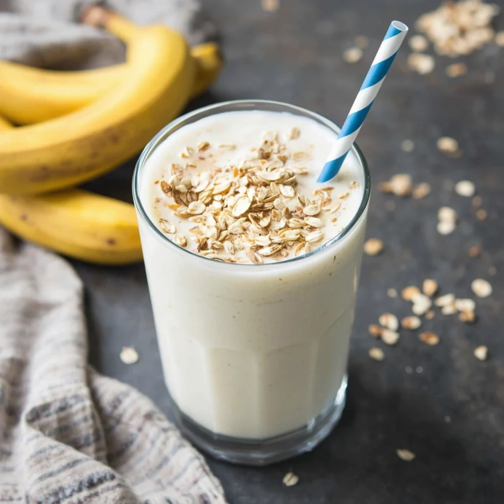 4. Banana Oat Smoothies