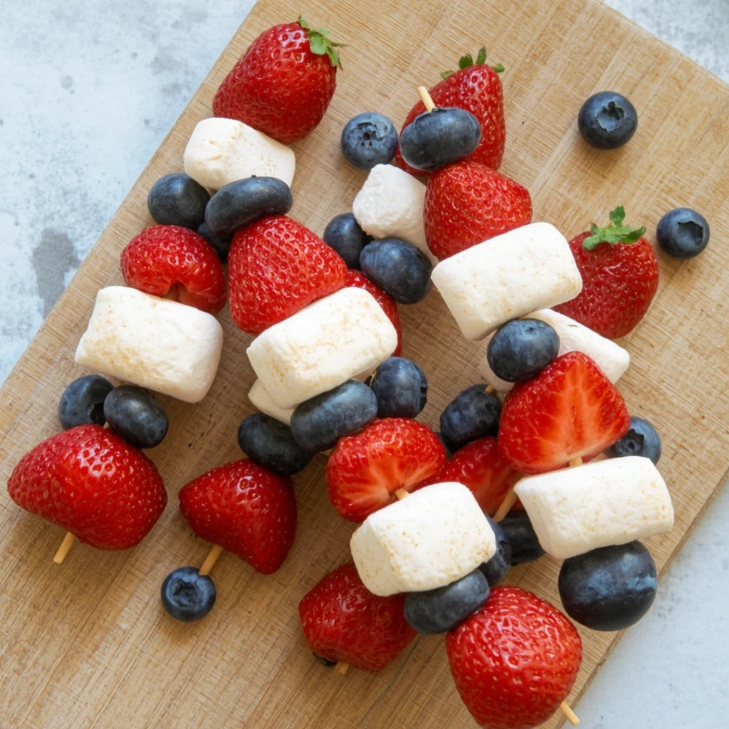 4. Fruit Kabobs with Marshmallows