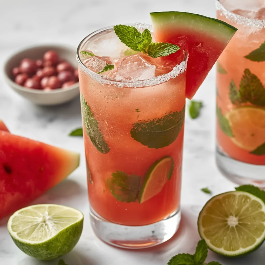 4. Watermelon Mint Cooler