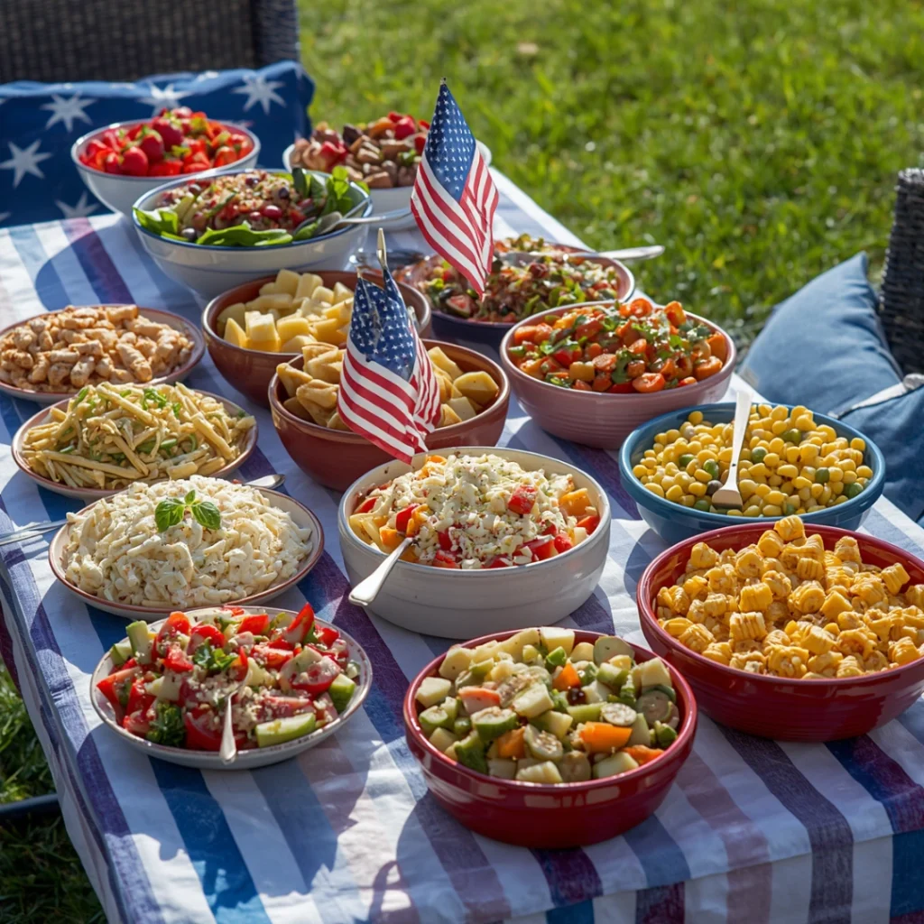 4th of July BBQ table