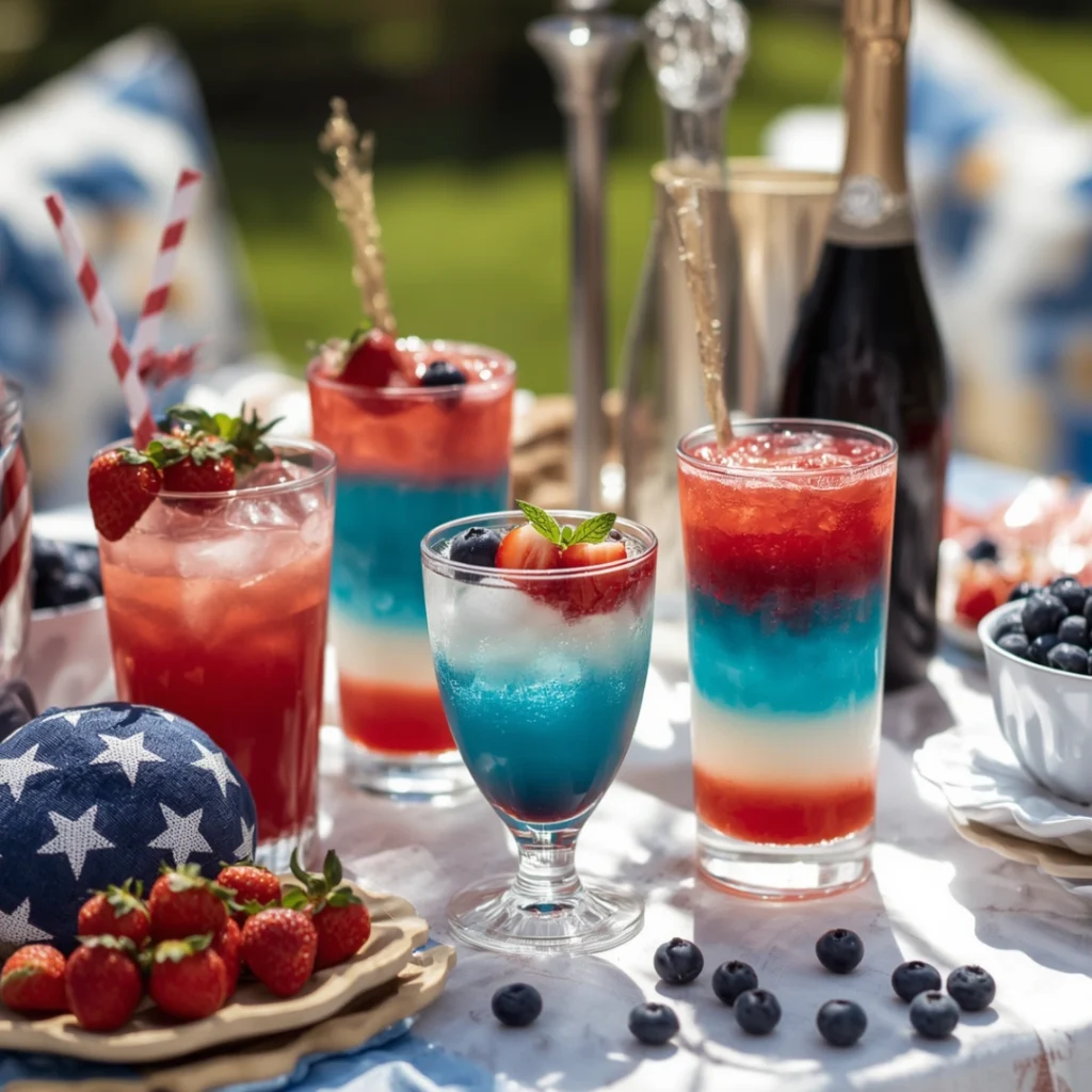 4th of July cocktail