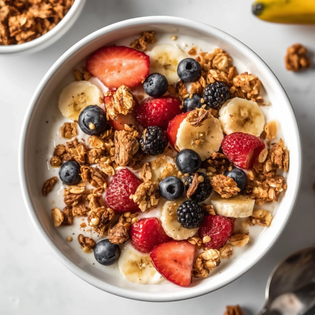 5. Frozen Banana Yogurt Bowl
