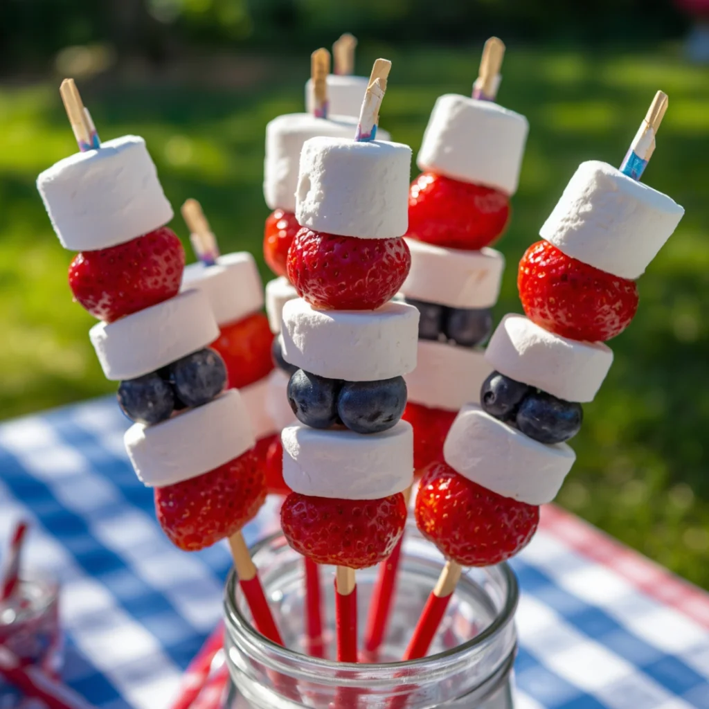 5. Patriotic Fruit Kabobs