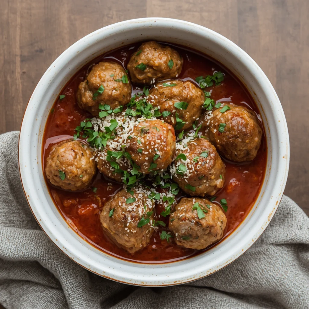 6. Crockpot Meatballs
