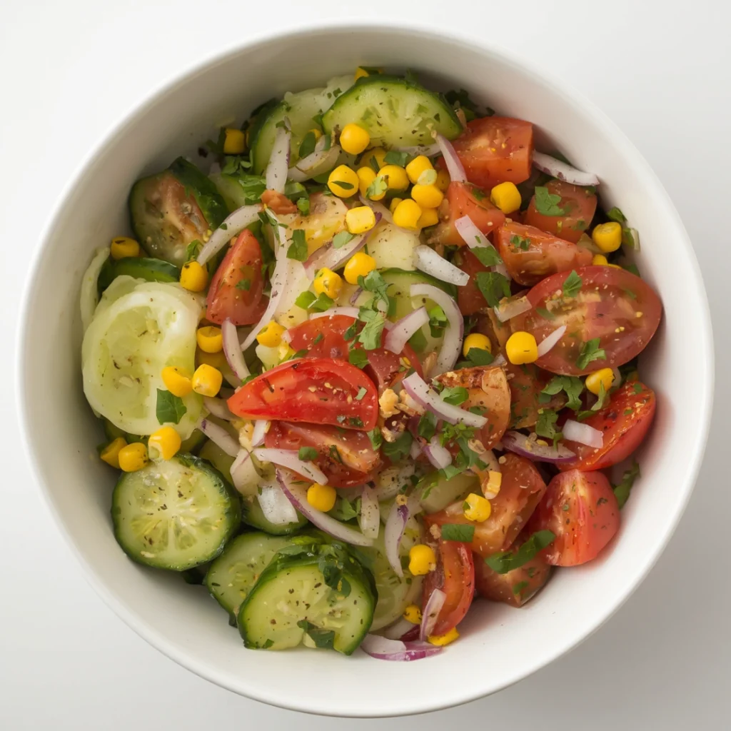 6. Cucumber Tomato Salad