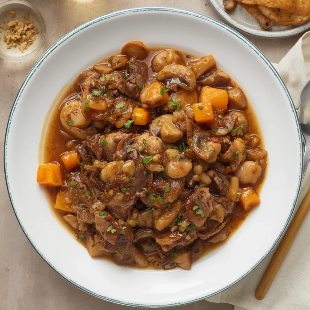 6. Mushroom Pot Roast