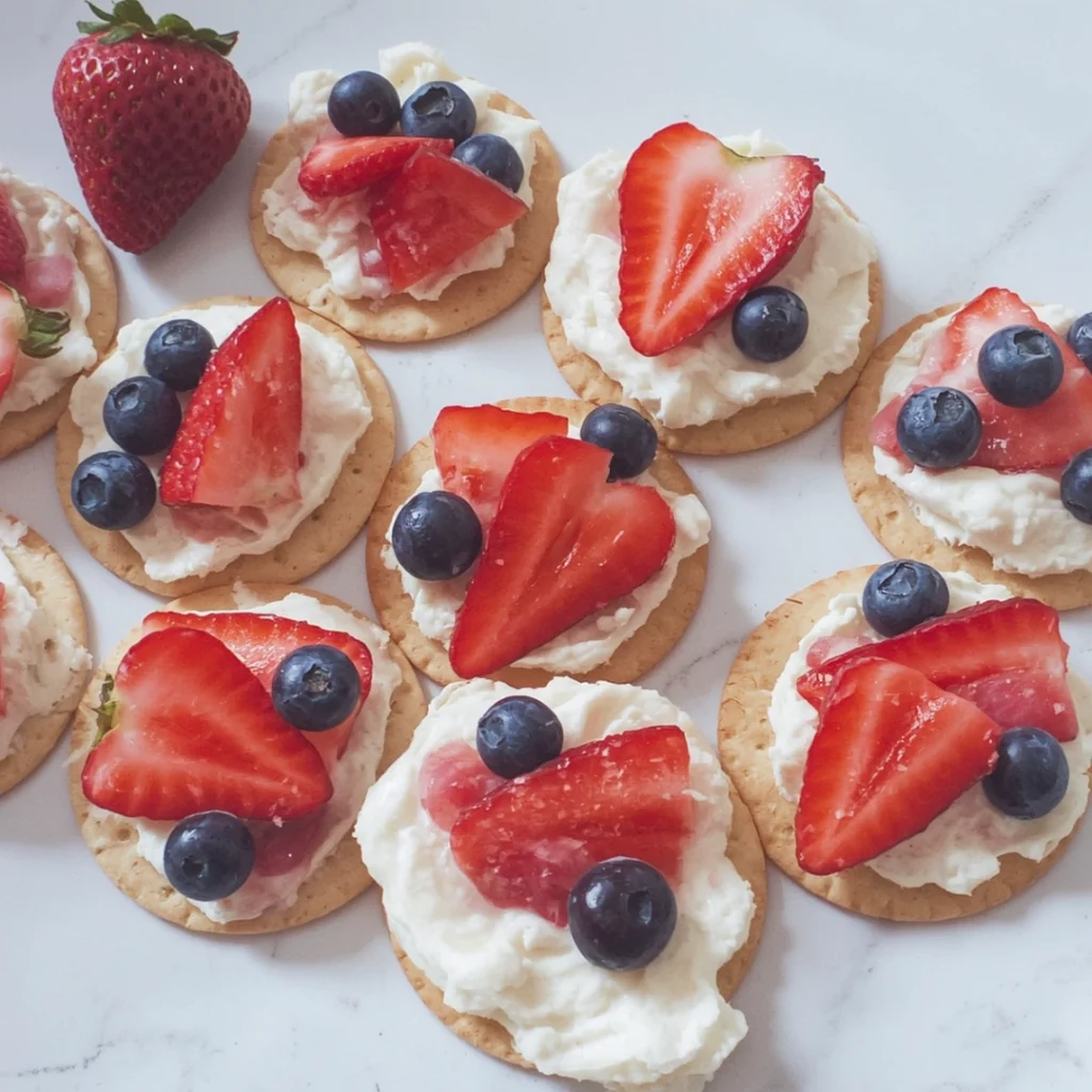 7. Berry Cream Cheese Crackers