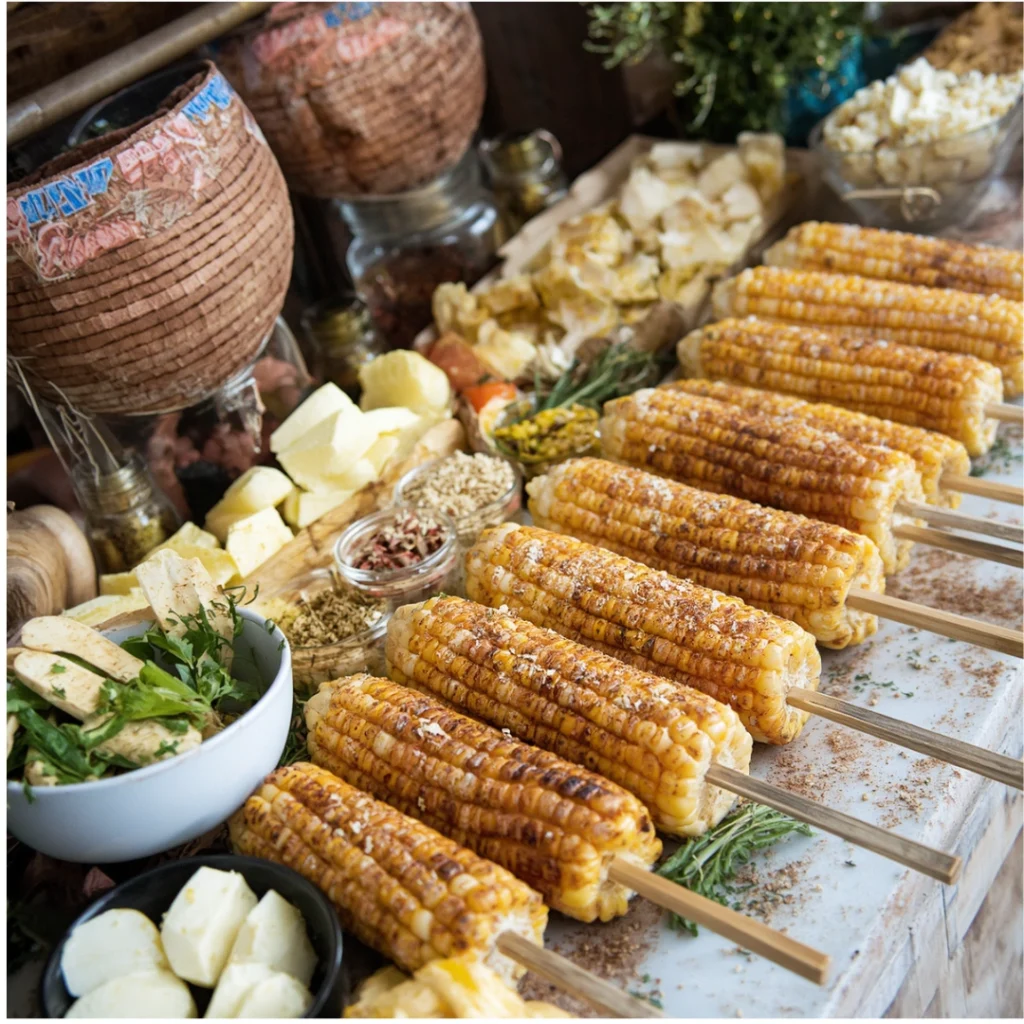 7. Grilled Corn on the Cob Bar
