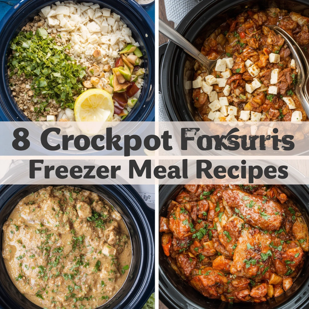 8 Crockpot Freezer Meal Recipes for Busy Families