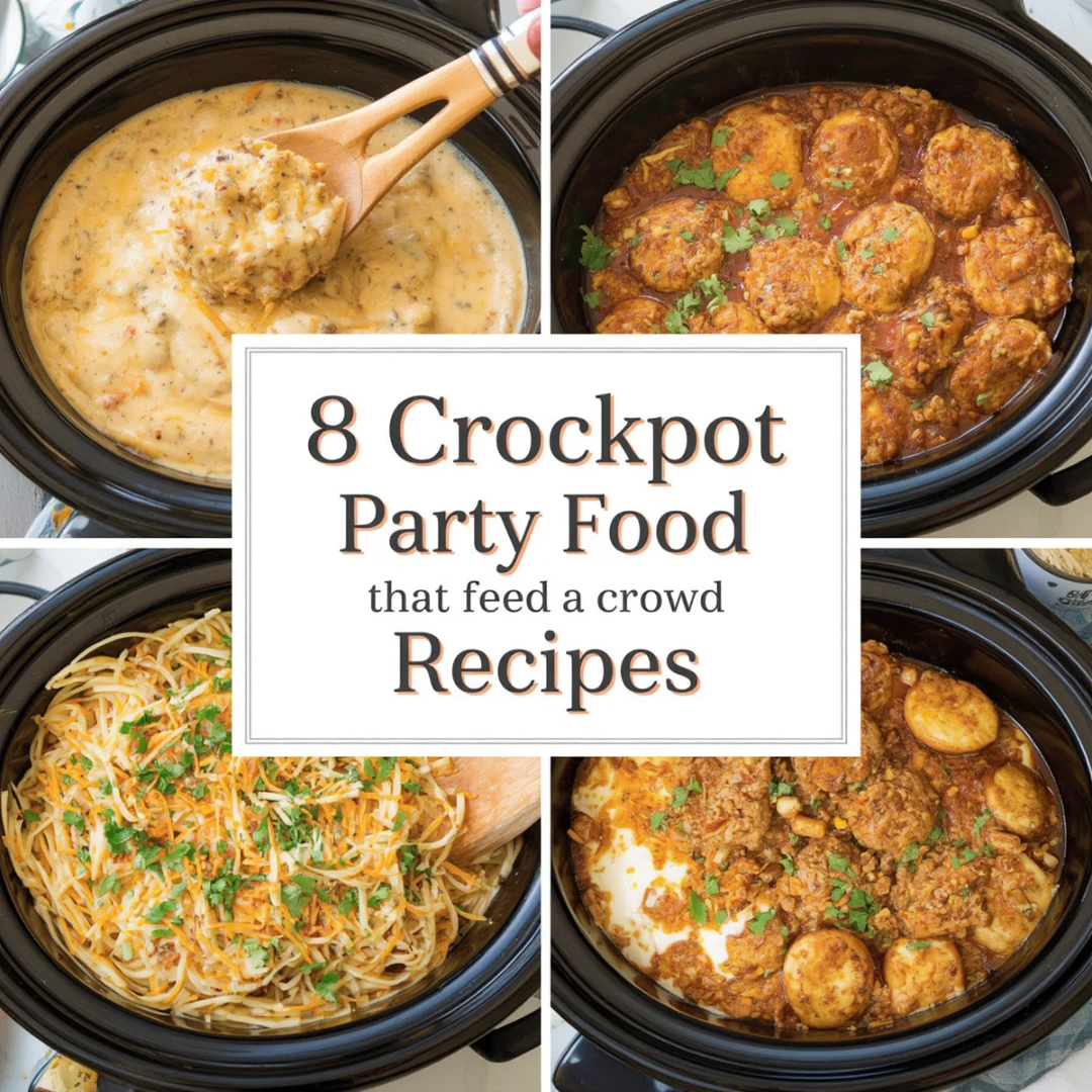 8 Crockpot Party Food Recipes That Feed a Crowd