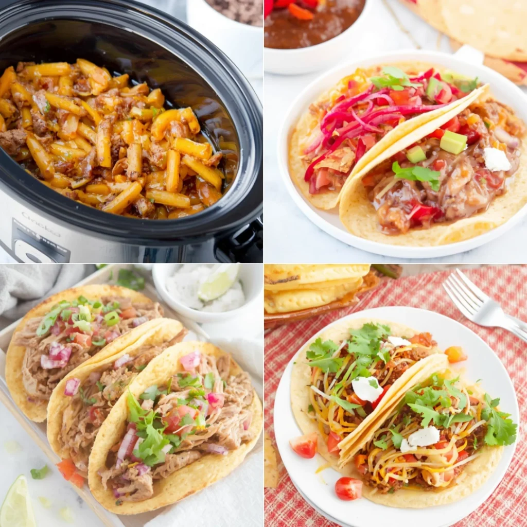 8 Crockpot Taco Recipes for Easy Weeknight Dinners