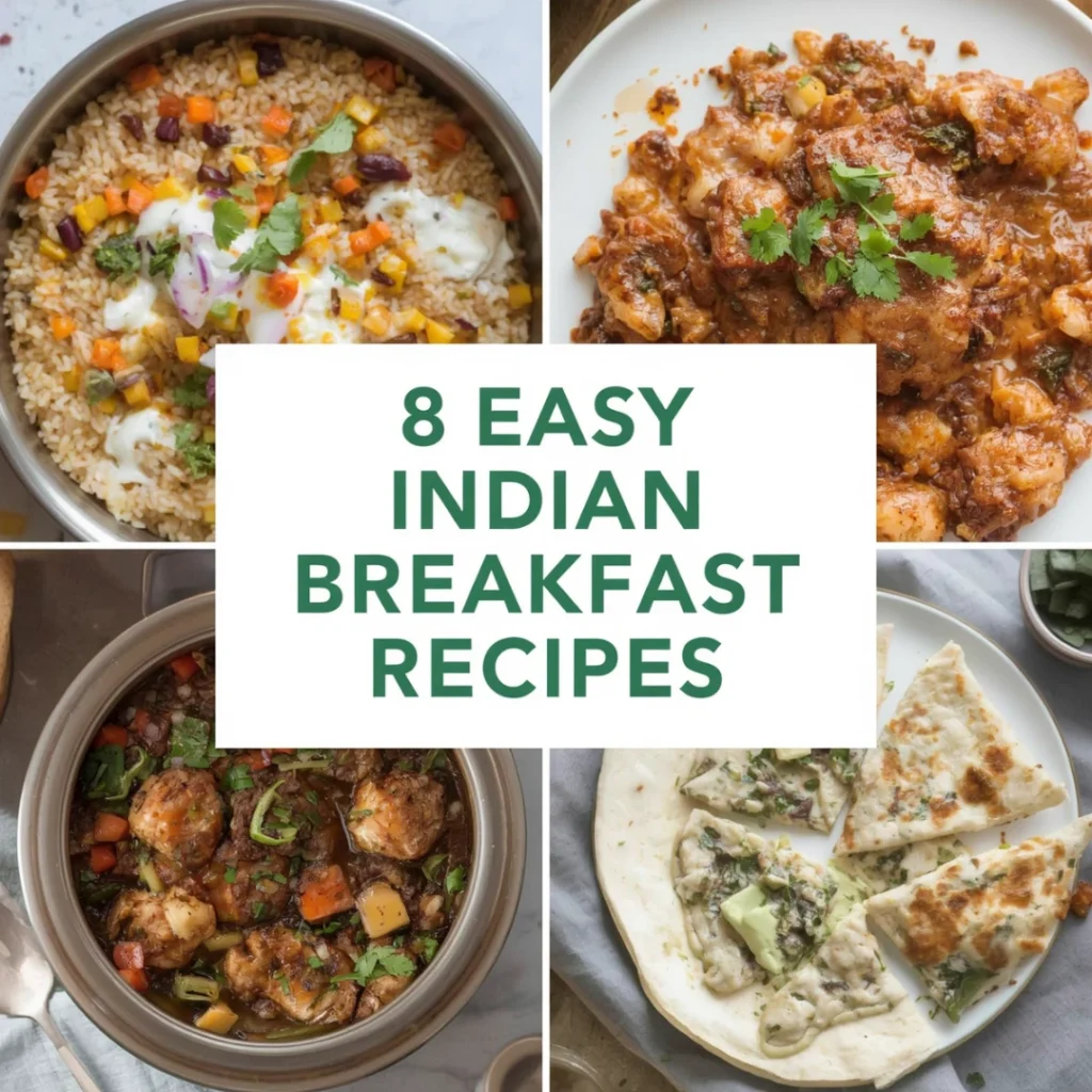 8 Easy Indian Breakfast Recipes to Try at Home