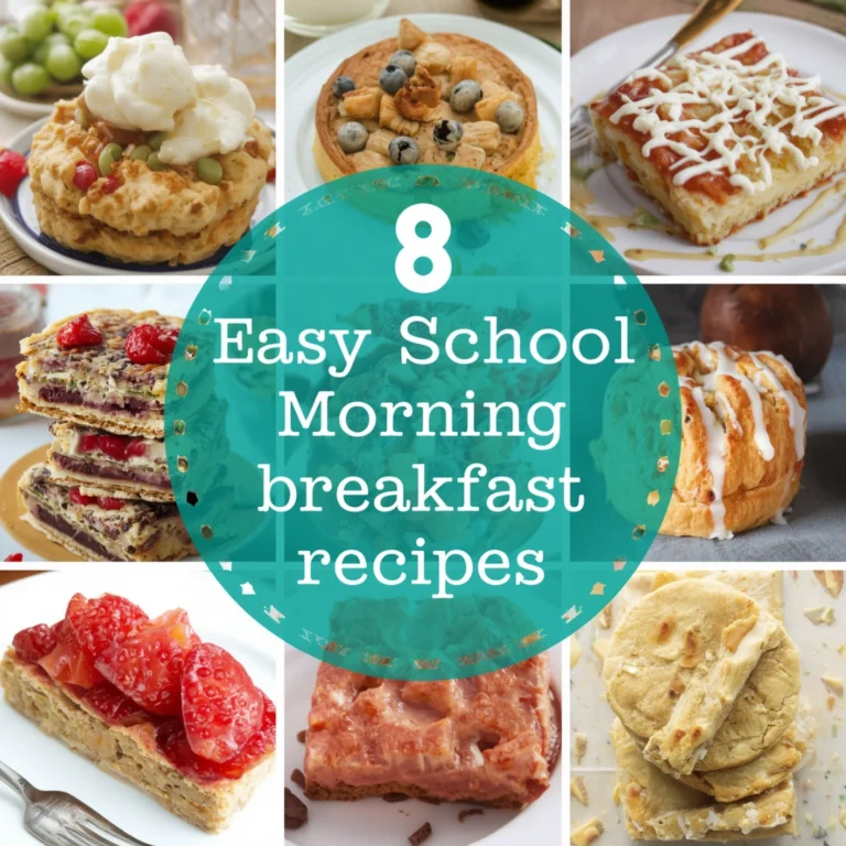 8 Easy School Morning Breakfast Recipes