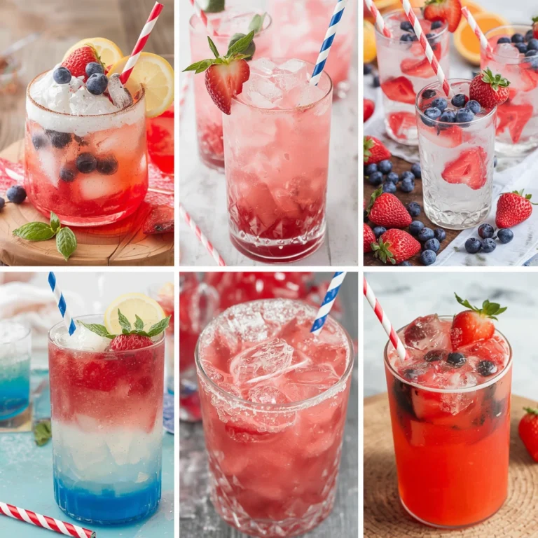 8 Festive 4th of July Drinks for Summer Parties