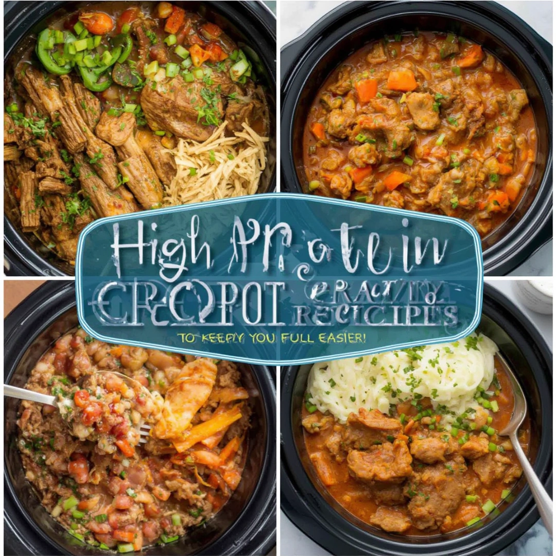 8 High-Protein Crockpot Recipes to Keep You Full
