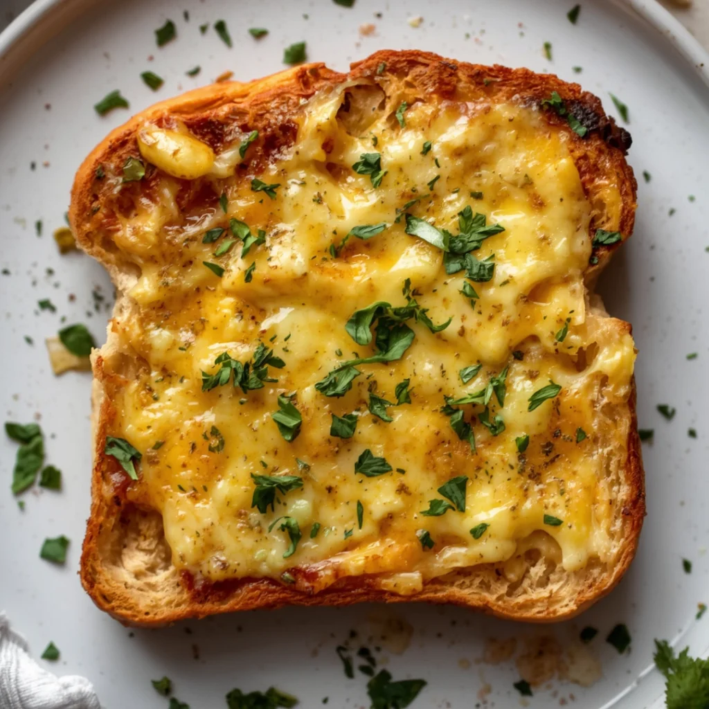 8. Cheesy Garlic Breakfast Toast