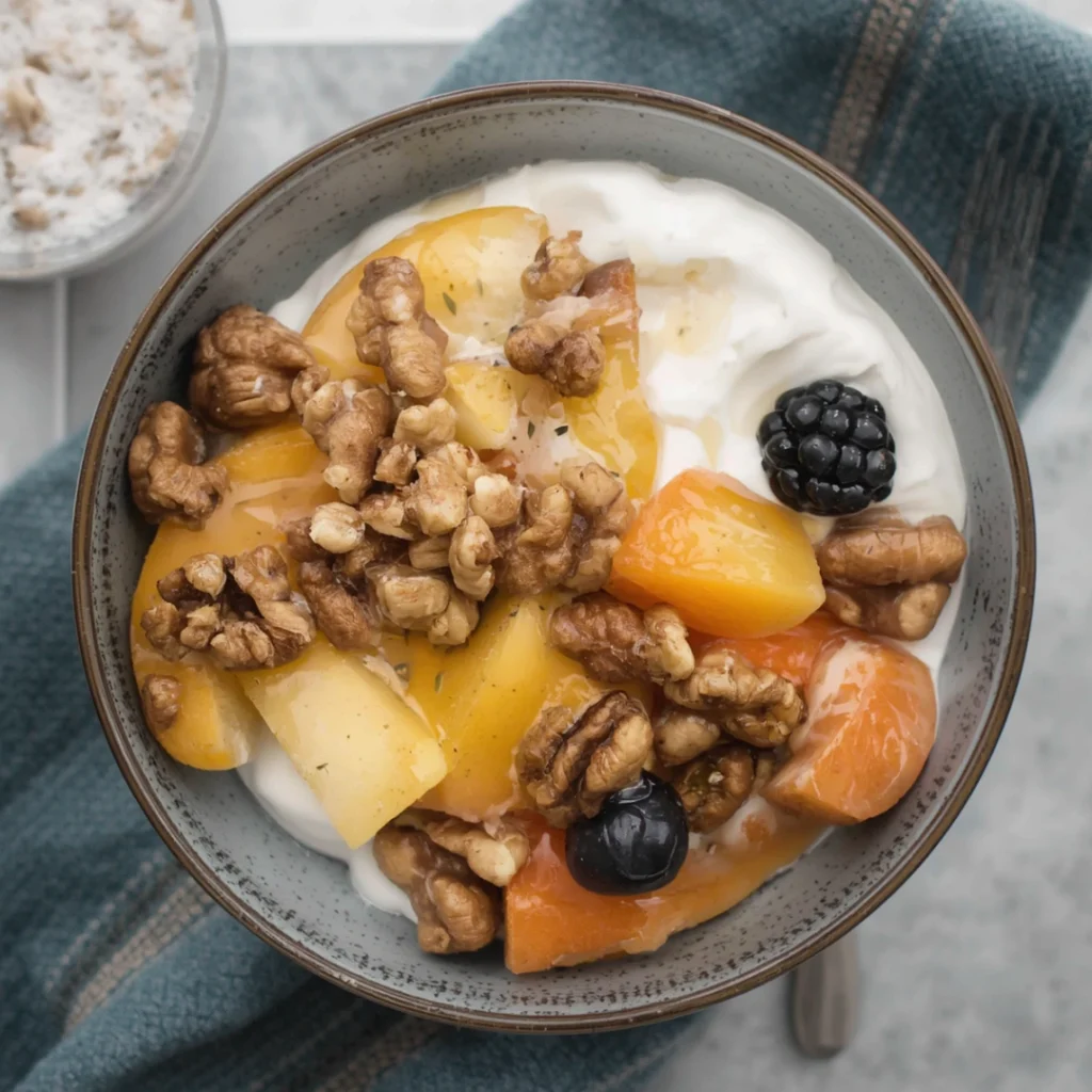 8. Honey Walnut Yogurt Bowl