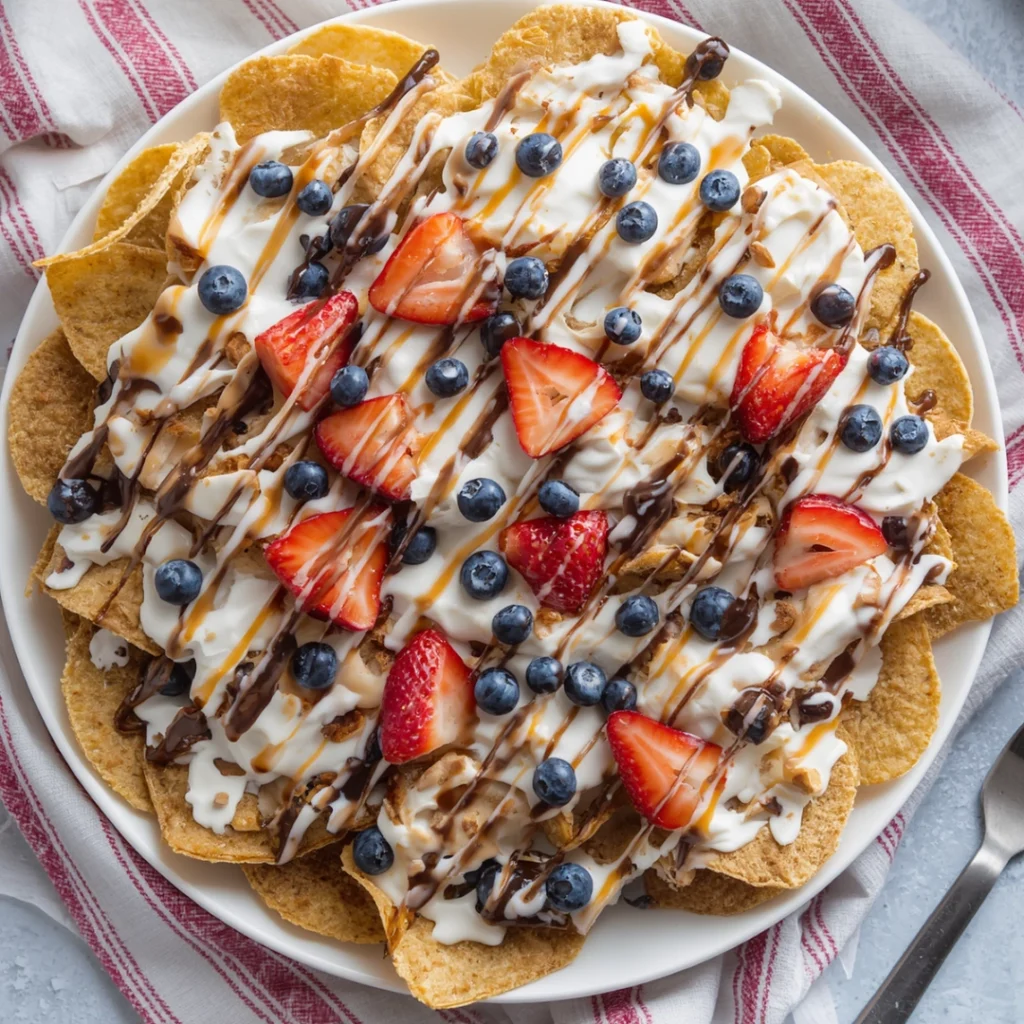 8. Patriotic Dessert Nachos
