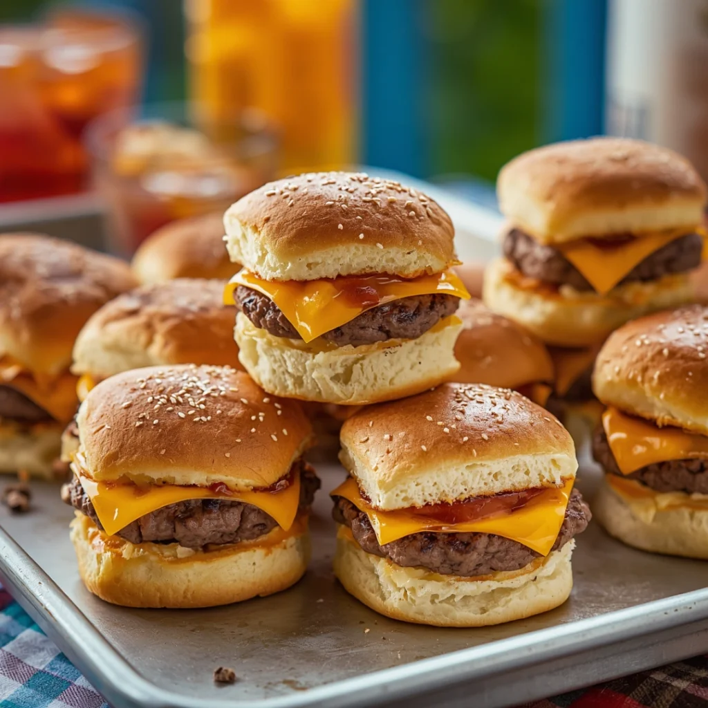 All American Cheeseburger Sliders