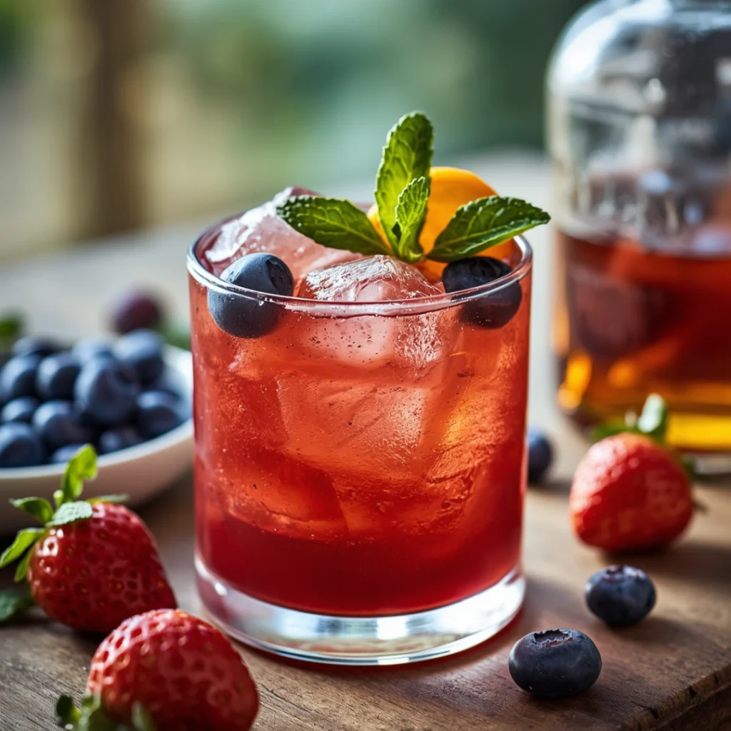 Berry Bourbon Smash
