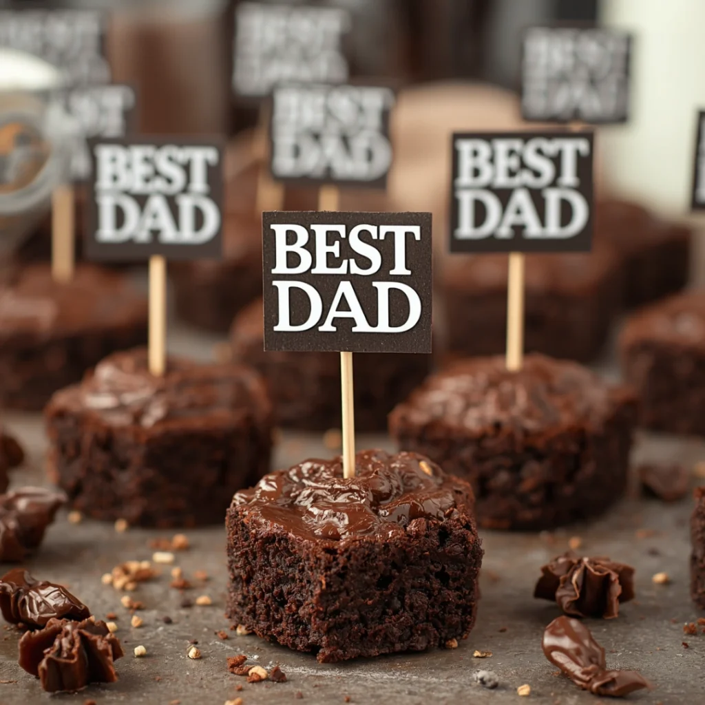 Best Dad Brownie Bites