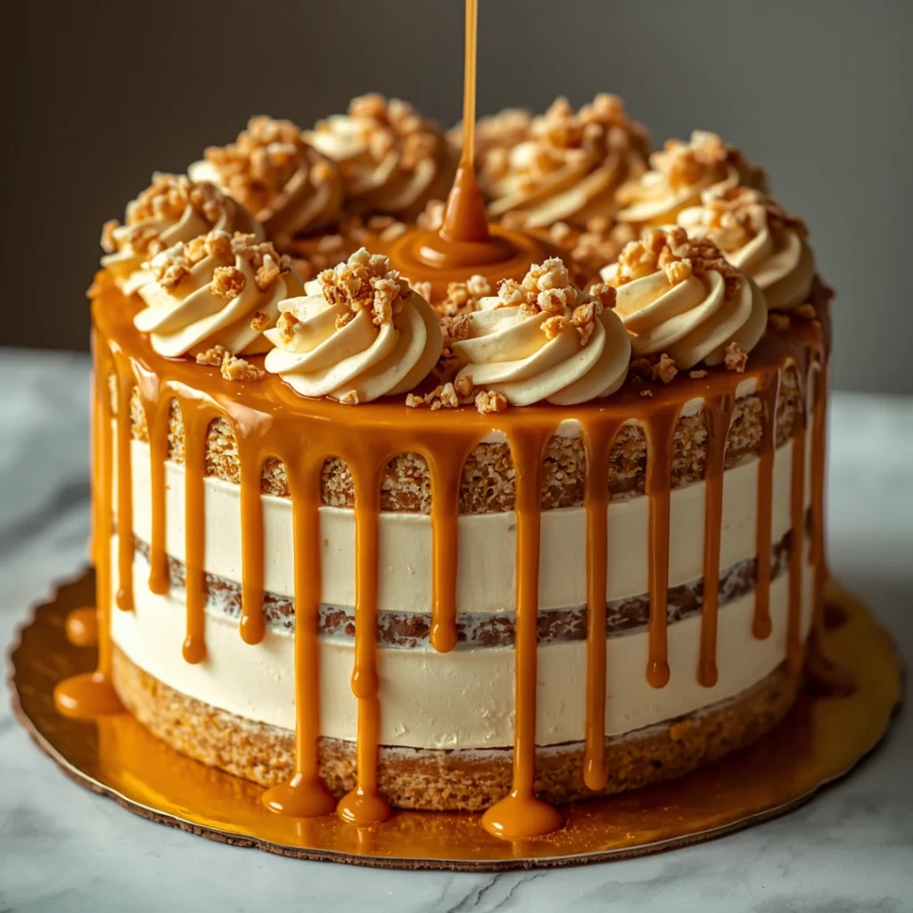 Caramel Crunch Cake
