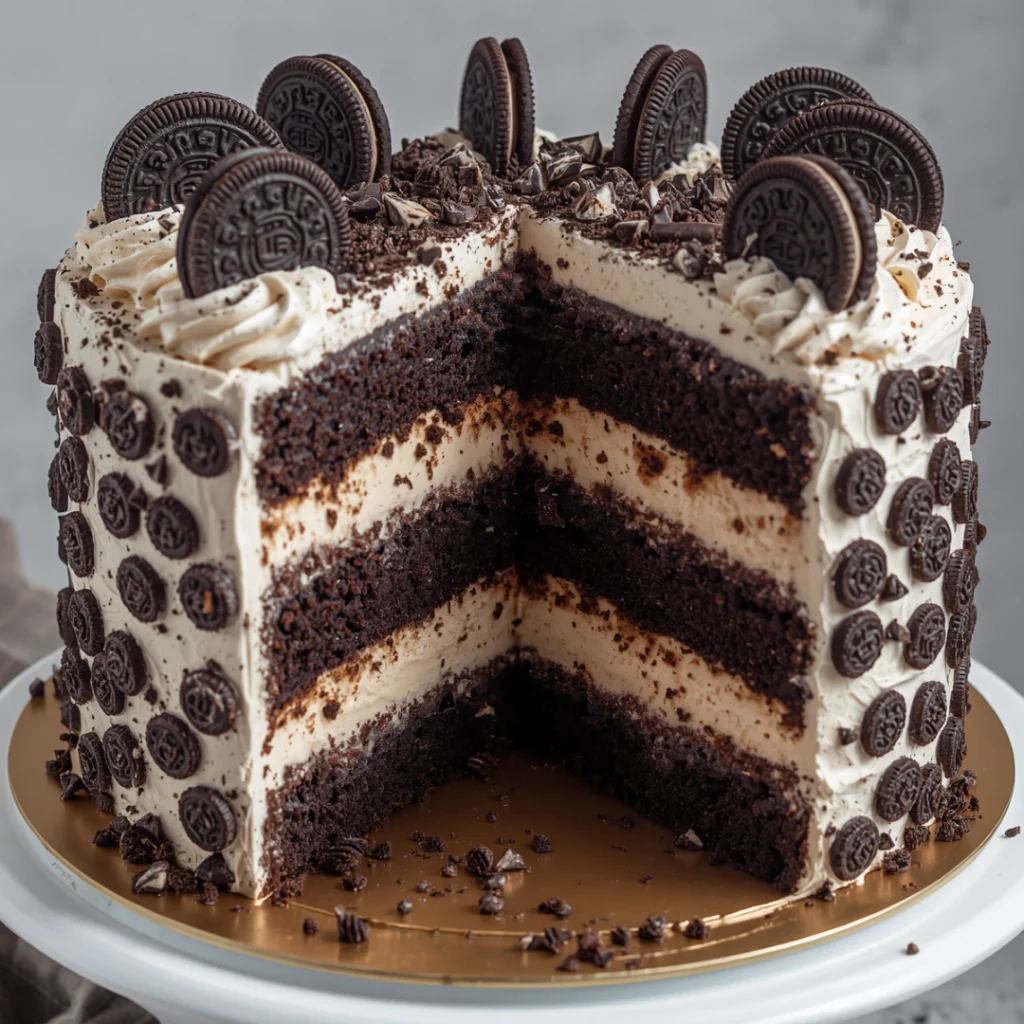 Cookies and Cream Layer Cake