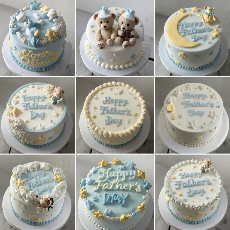 First Father's Day cakes