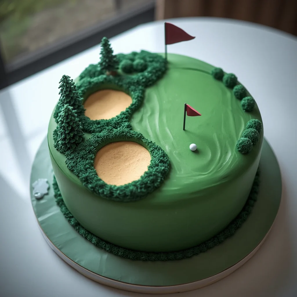 Golf Course Cake