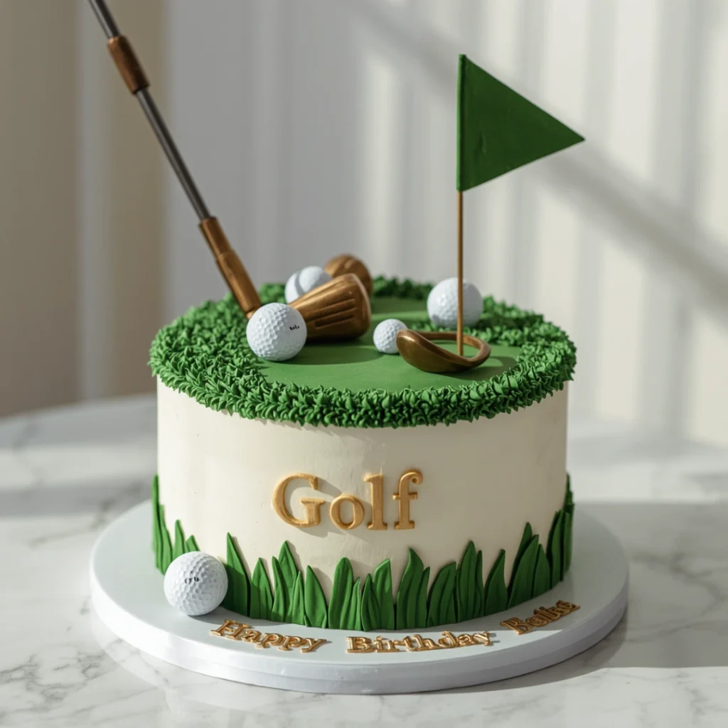 Golf Lovers Birthday Cake