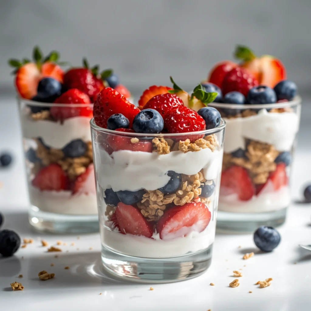 Greek Yogurt Berry Parfaits