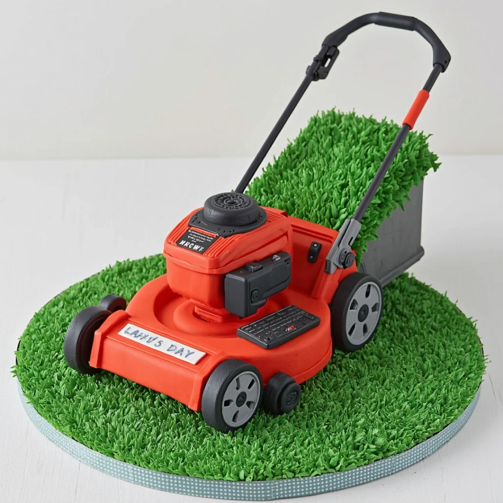Lawn Mower Cake