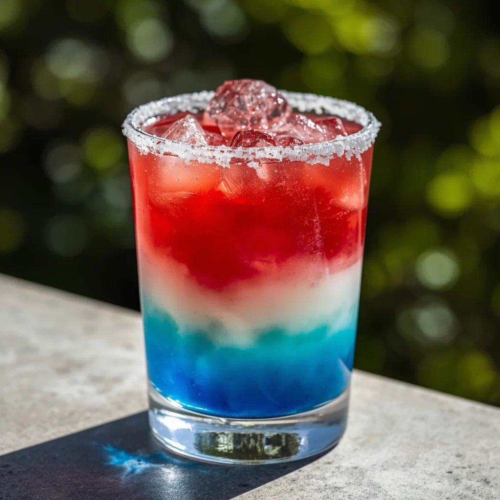 Layered Patriotic Margarita
