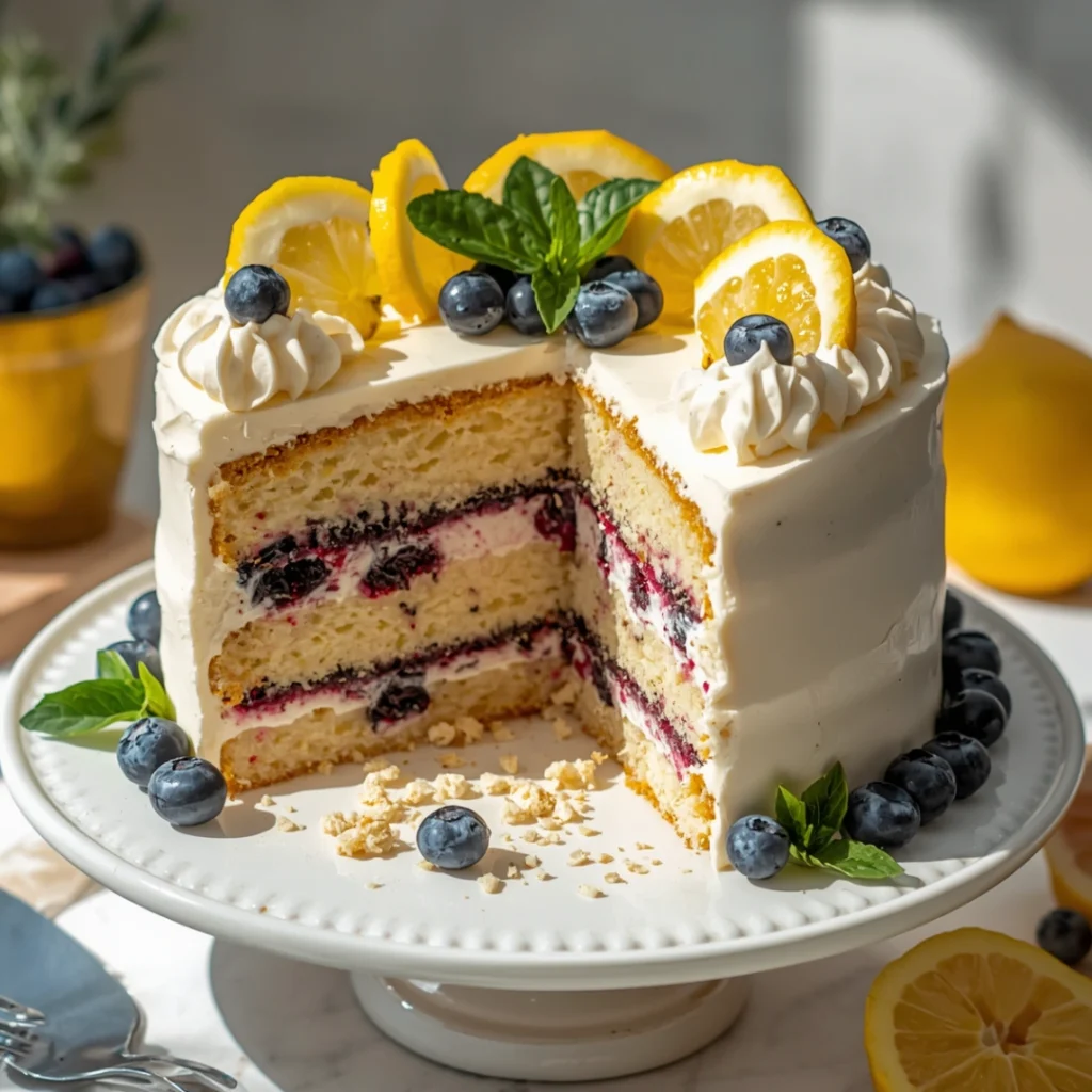 Lemon Blueberry Cake