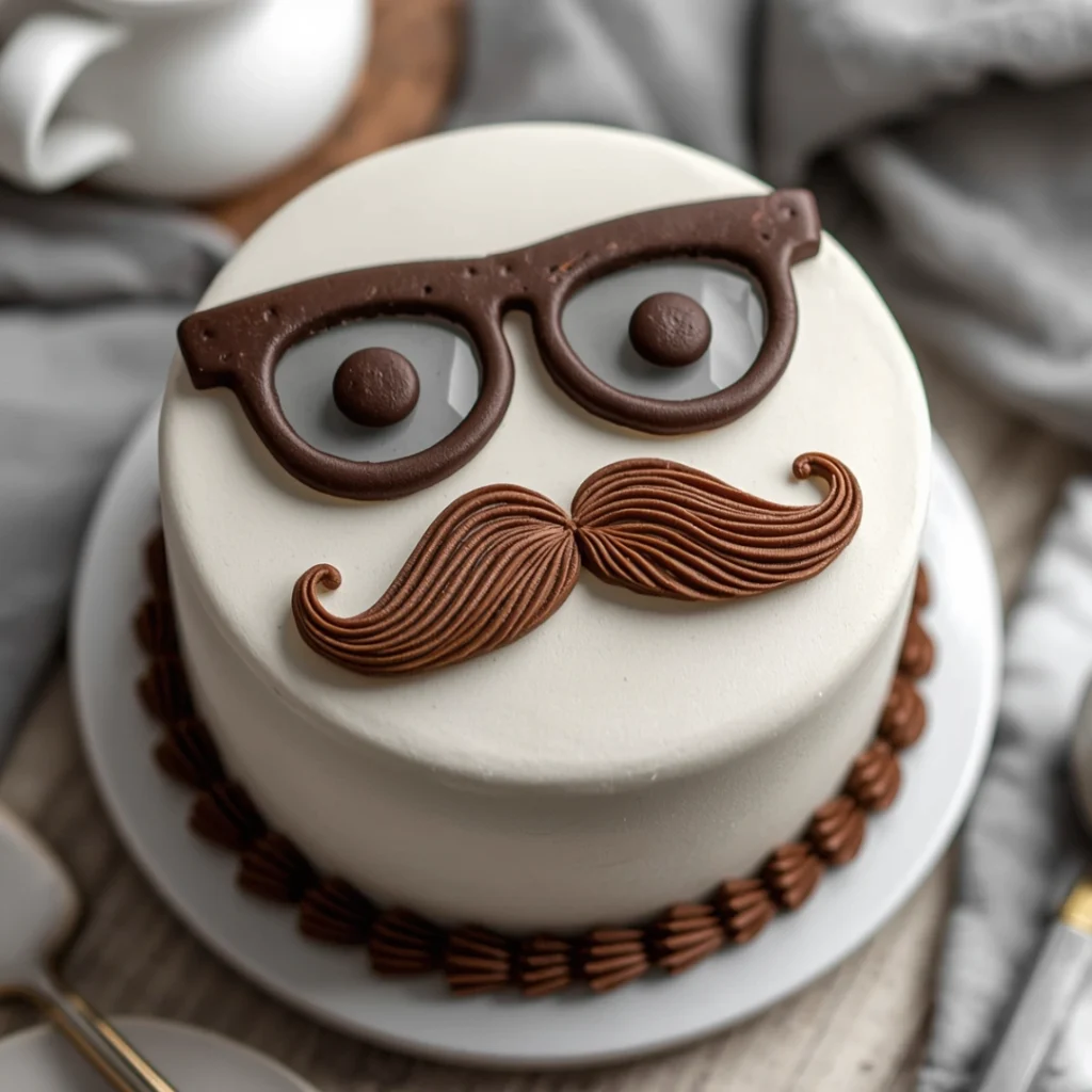 Mustache Bento Cake