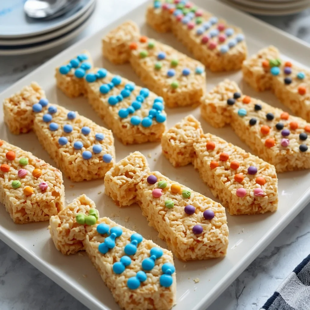 Necktie Rice Krispie Treats