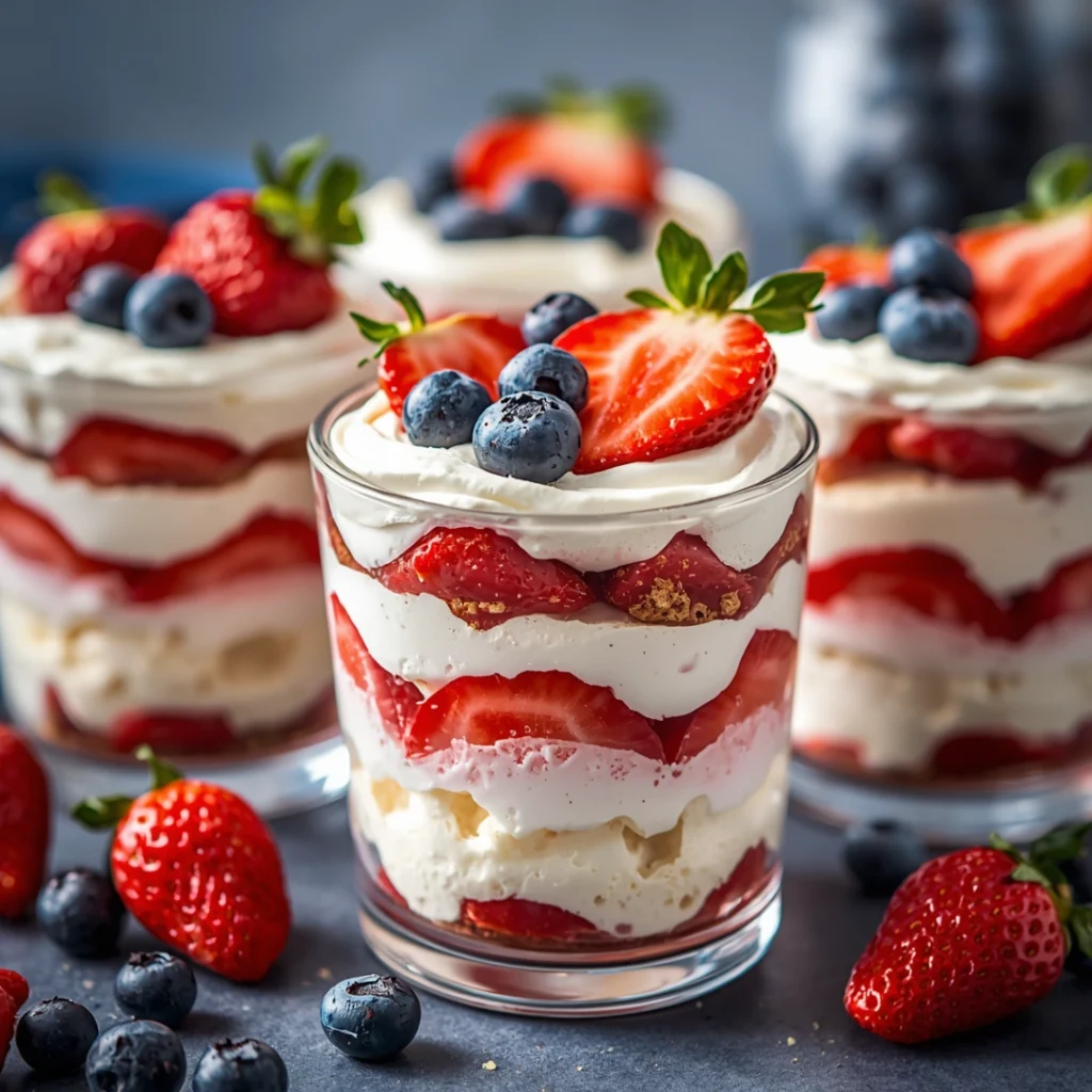 No Bake Cheesecake Parfaits