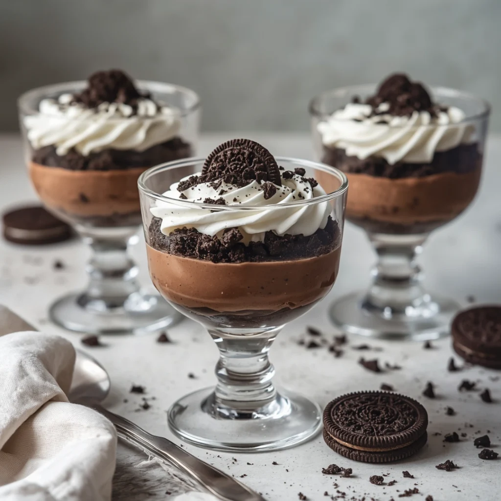 Oreo Mousse Parfaits