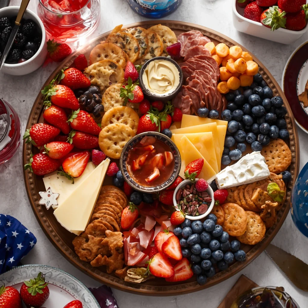 Patriotic Charcuterie Board
