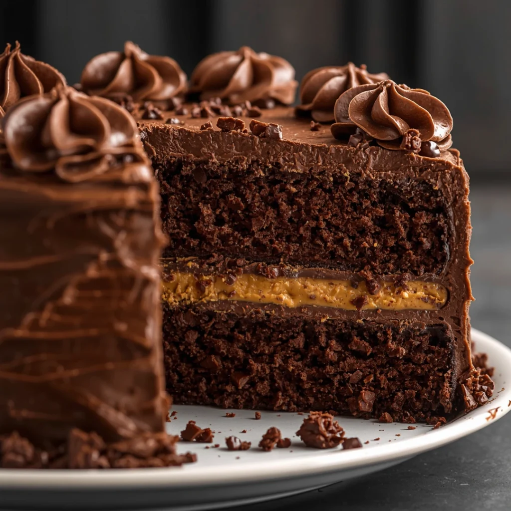 Peanut Butter Chocolate Cake