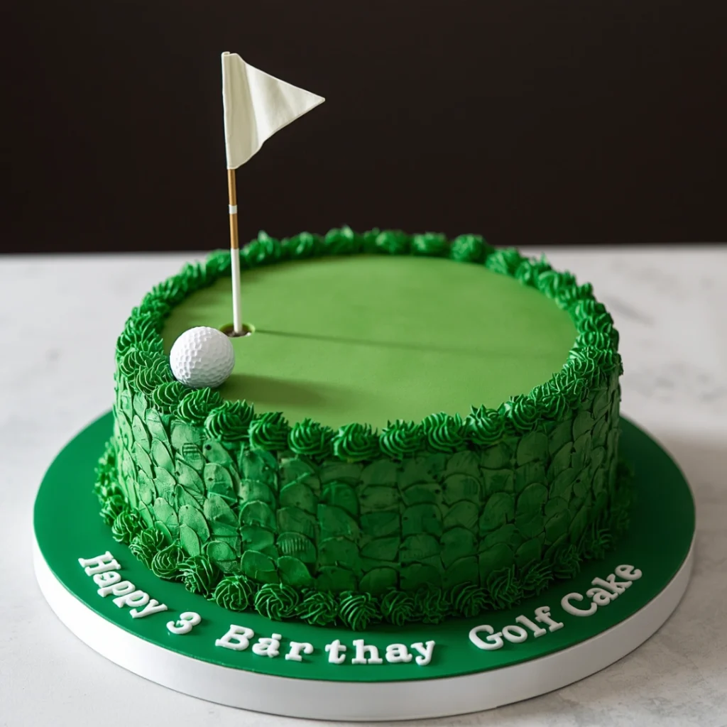 Putting Green Cake