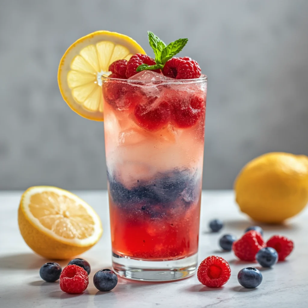 Red White Blue Vodka Lemonade