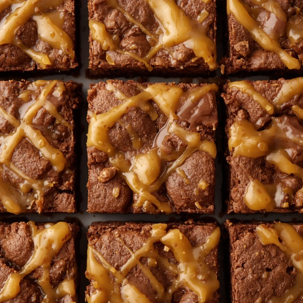 Salted Caramel Brownie Bars