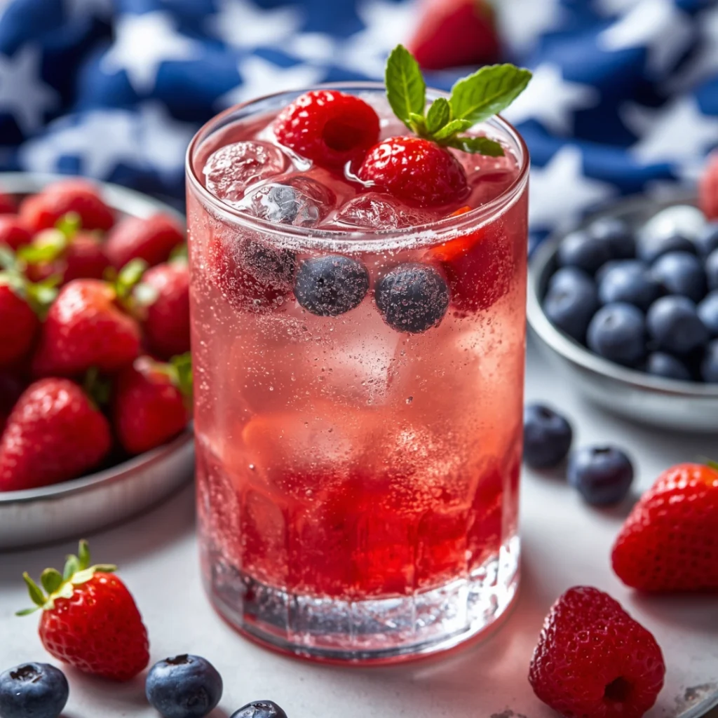 Sparkling Berry Gin Fizz