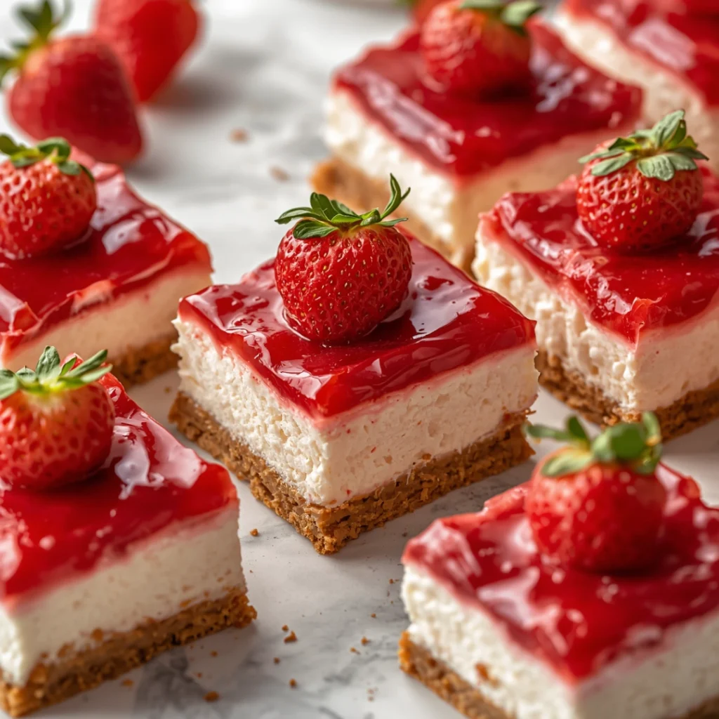 Strawberry Cheesecake Bars 1
