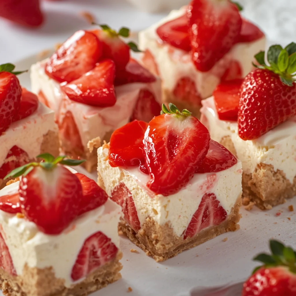 Strawberry Cheesecake Bars