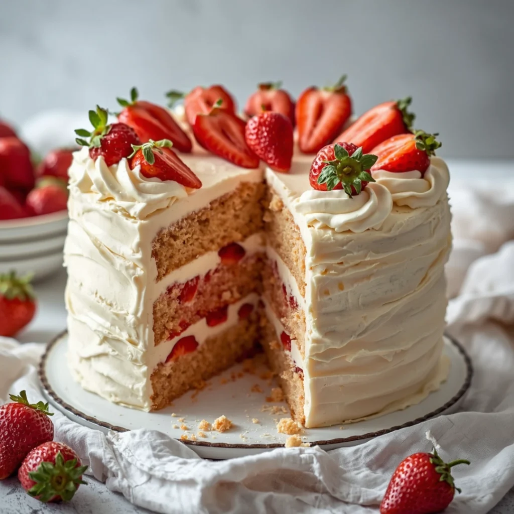 Strawberry Layer Cake