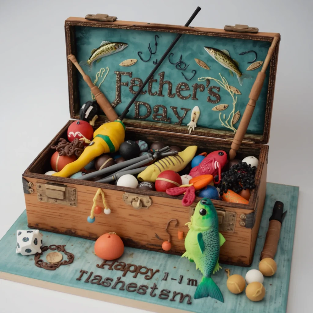 Tackle Box Cake
