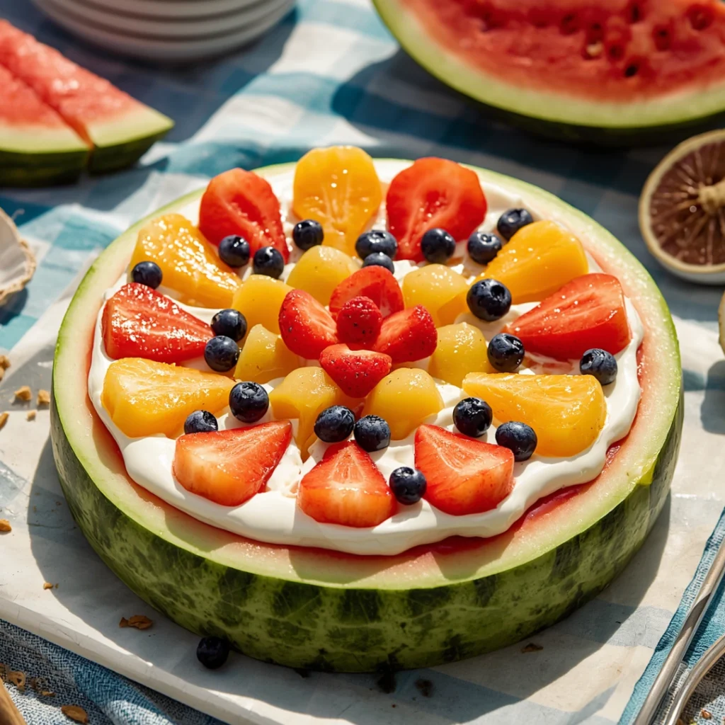 Watermelon Fruit Pizza